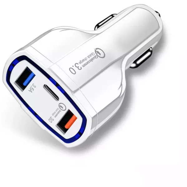 Fast Car Charger 7A Quick Power Charge 3.0A