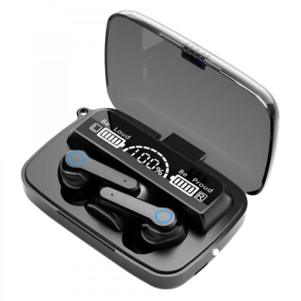 Écouteurs sans fil M19 Bluetooth Noir