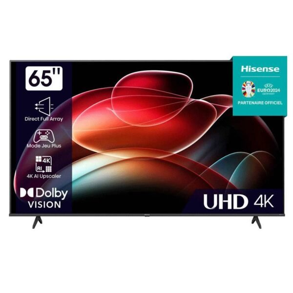 TV HISENSE 65" SMART A6N SMART UHD 4K - NOIR